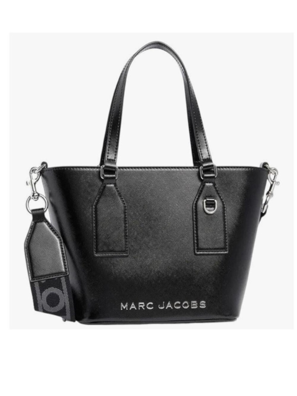 Marc Jacobs Trademarc Small Tote Satchel bag Black. NWT!